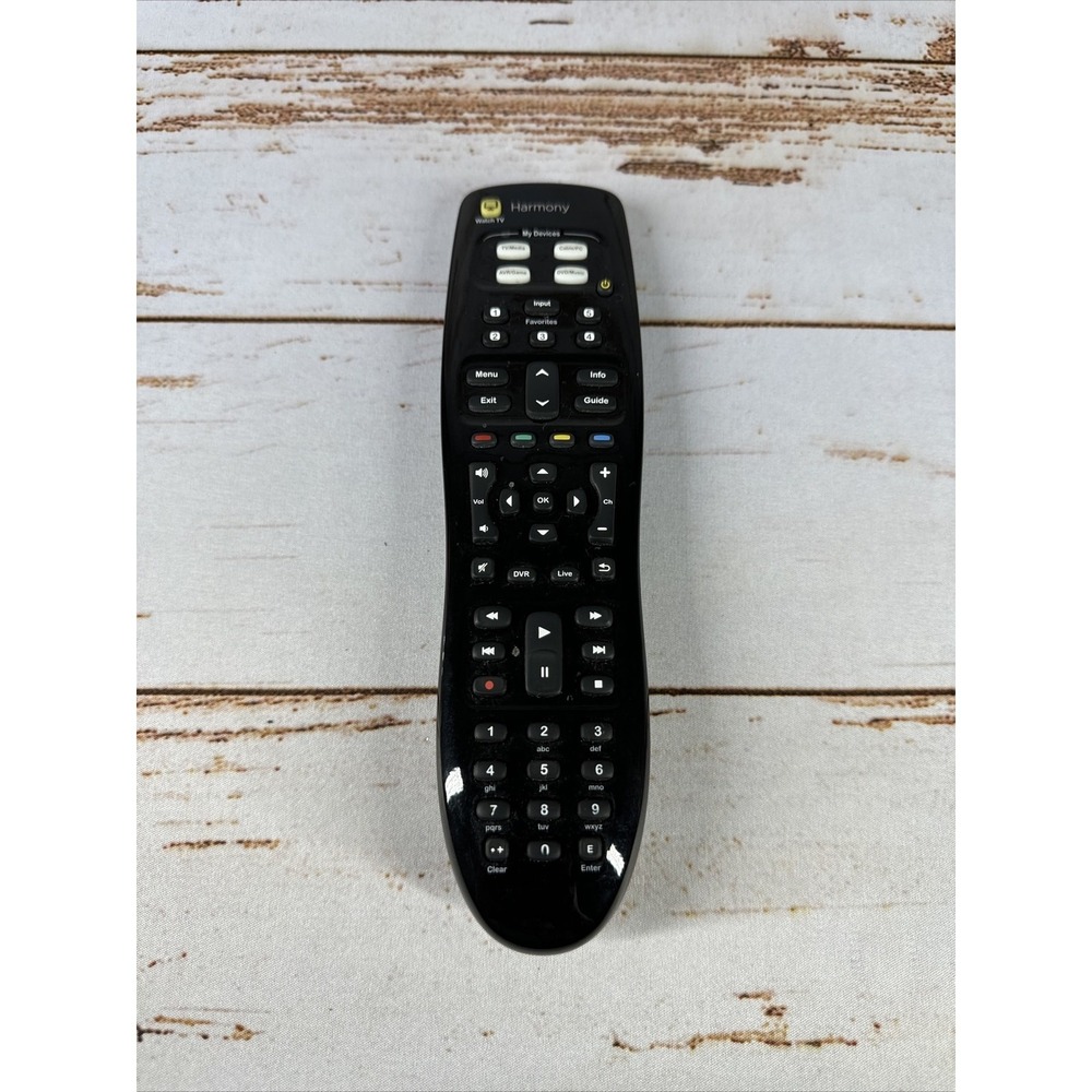 Logitech Harmony Remote Control Black Universal Programmable Tested
